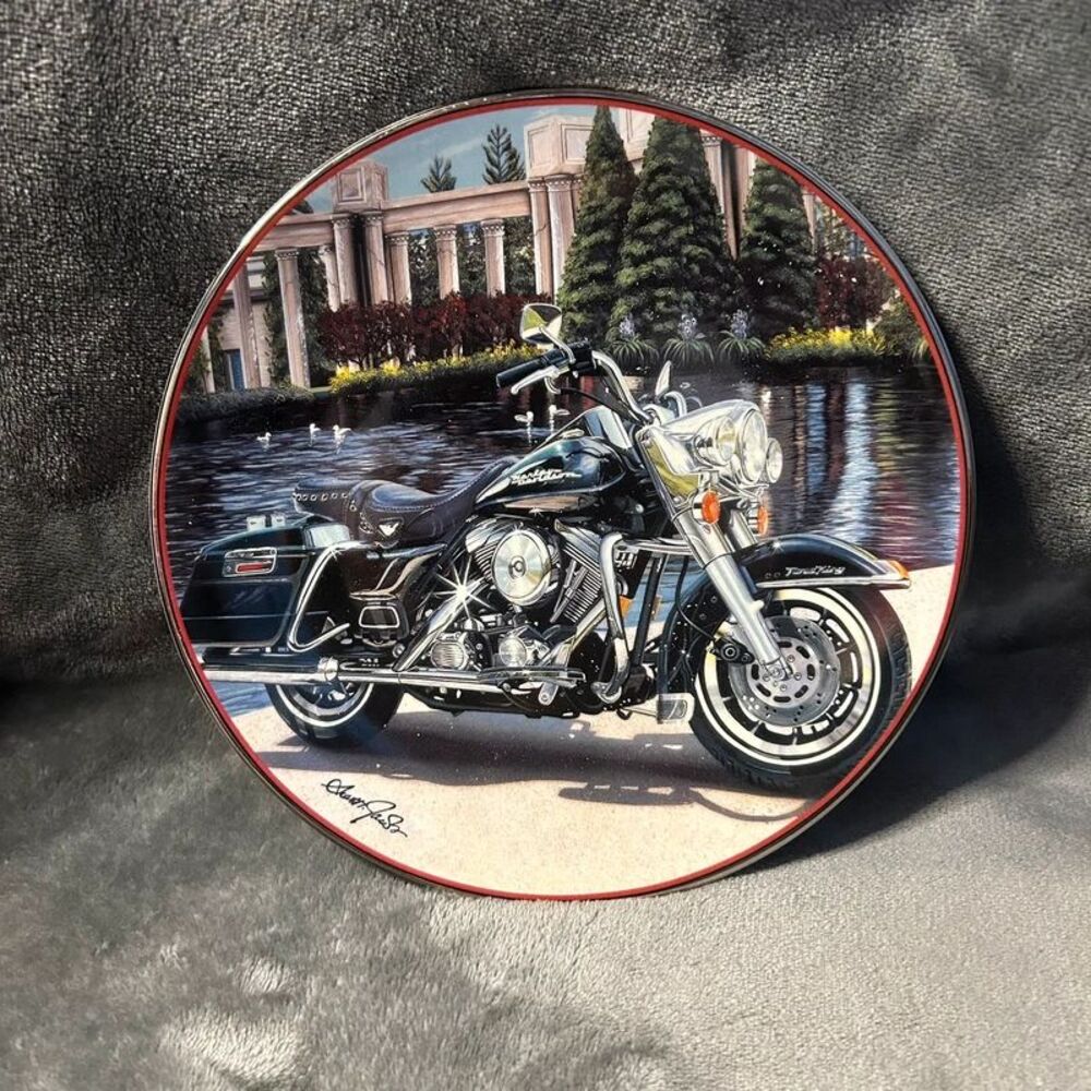Harley Davidson Collector Plate Road King Franklin Mint 8"